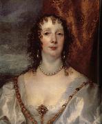 Anthony Van Dyck Details of Anna Dalkeith,Countess of Morton, and Lady Anna Kirk oil on canvas